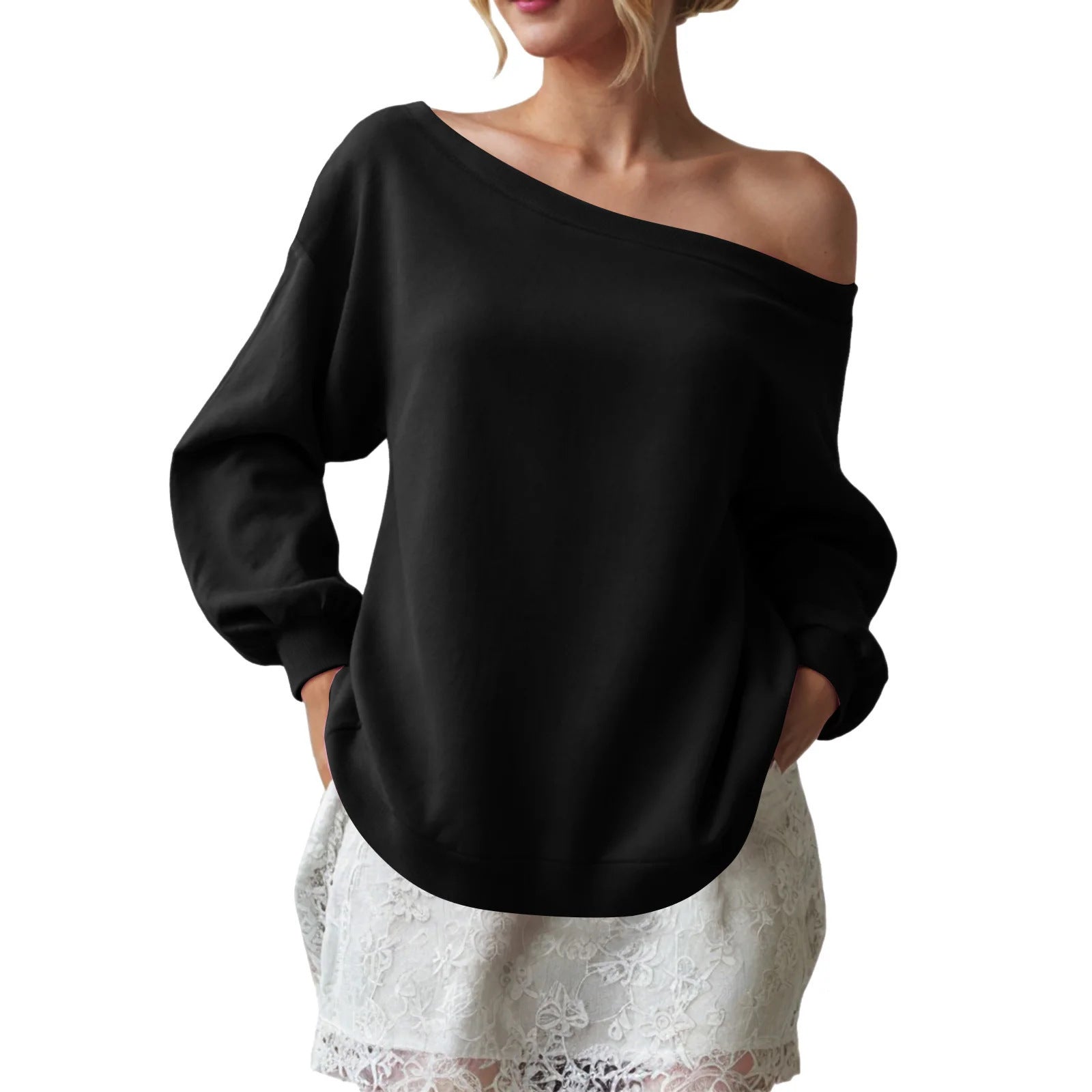 Women's Drop Shoulder Sweater