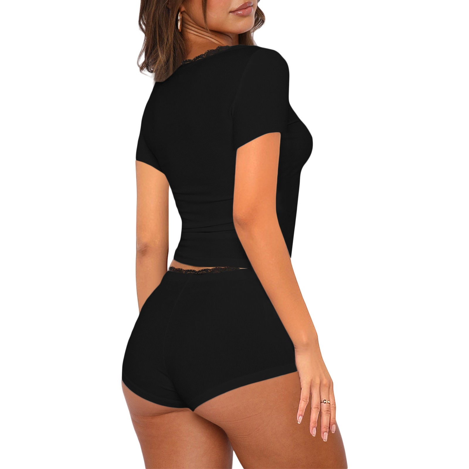 Casual PJ Shorts Set