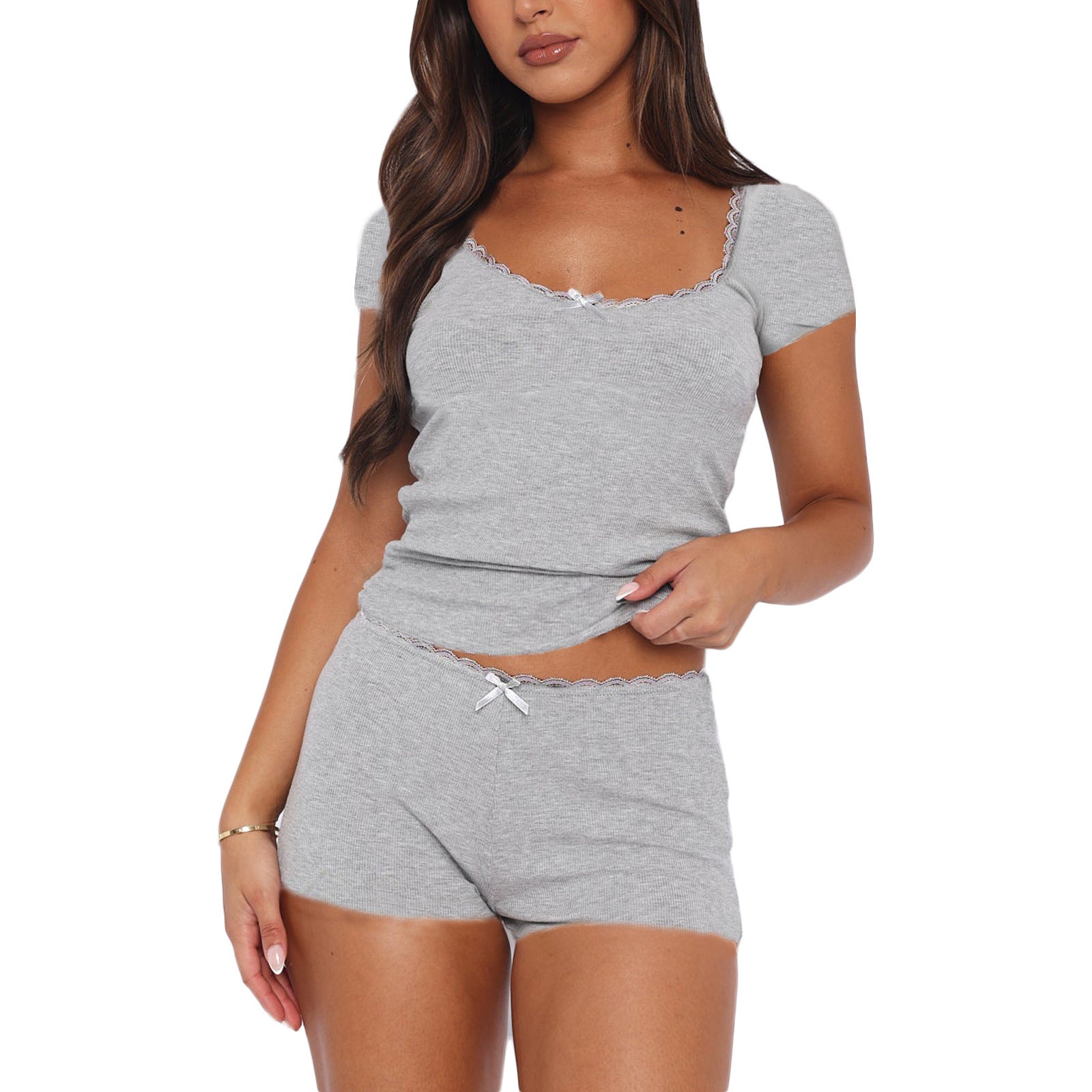 Casual PJ Shorts Set