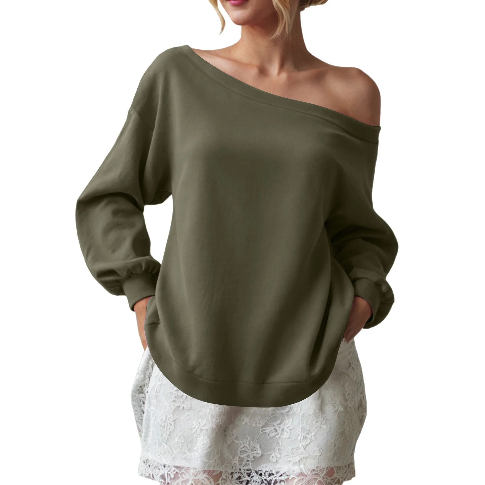 Women's Drop Shoulder Sweater
